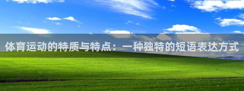 球王会体育：体育运动的特质与特点：一种独特的短语表达方式